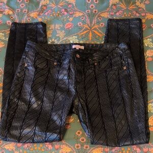 Like New Ted Baker London Stretch Skinny Black Pants Sz 32